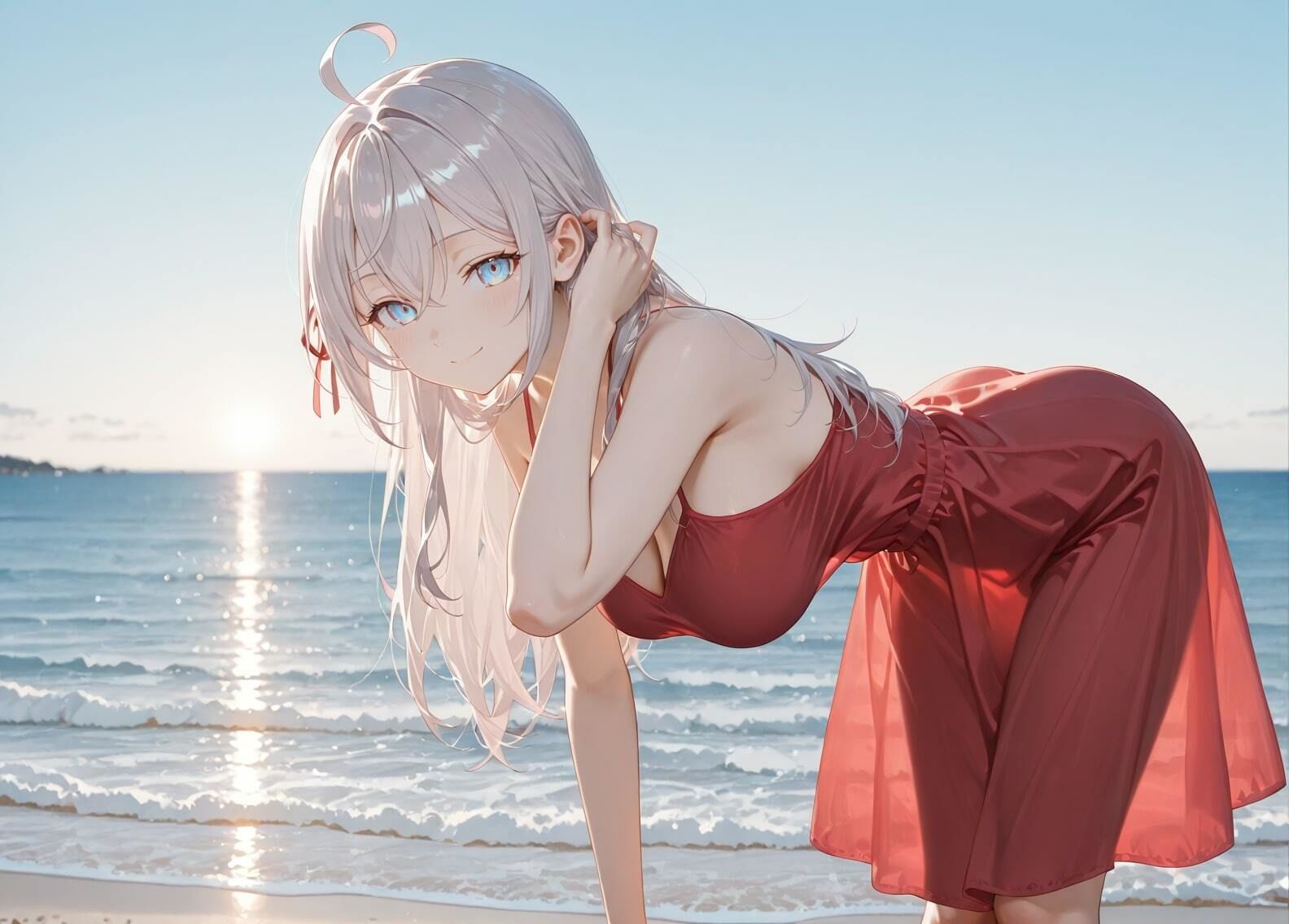 サンプル画像1:「時々ボソッとロシア語でデレる隣のアーリャさん」アリサ・ミハイロヴナ・九条セクシー写真集13（全500枚）(人の海) [d_585606]