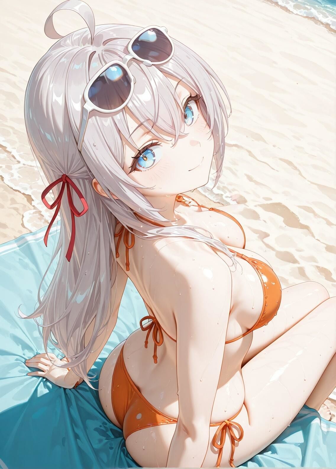 サンプル画像2:「時々ボソッとロシア語でデレる隣のアーリャさん」アリサ・ミハイロヴナ・九条セクシー写真集13（全500枚）(人の海) [d_585606]