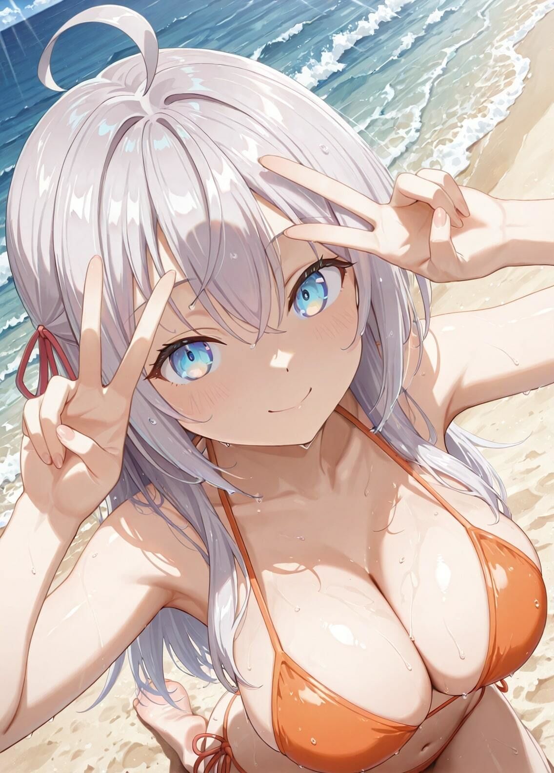 サンプル画像3:「時々ボソッとロシア語でデレる隣のアーリャさん」アリサ・ミハイロヴナ・九条セクシー写真集13（全500枚）(人の海) [d_585606]