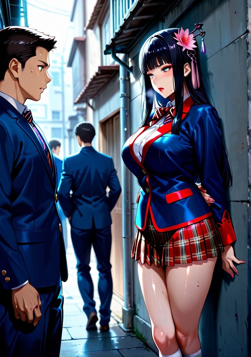 サンプル画像3:クラスの一軍女子 ヨツユ・ゴー・ブ〇トゥ は発情期(月が満ちるとき) [d_585621]