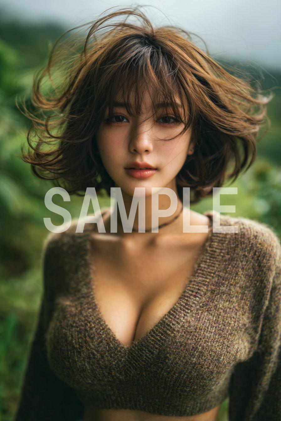 サンプル画像1:AI美女図鑑 7(リアル愛だろAi) [d_585634]