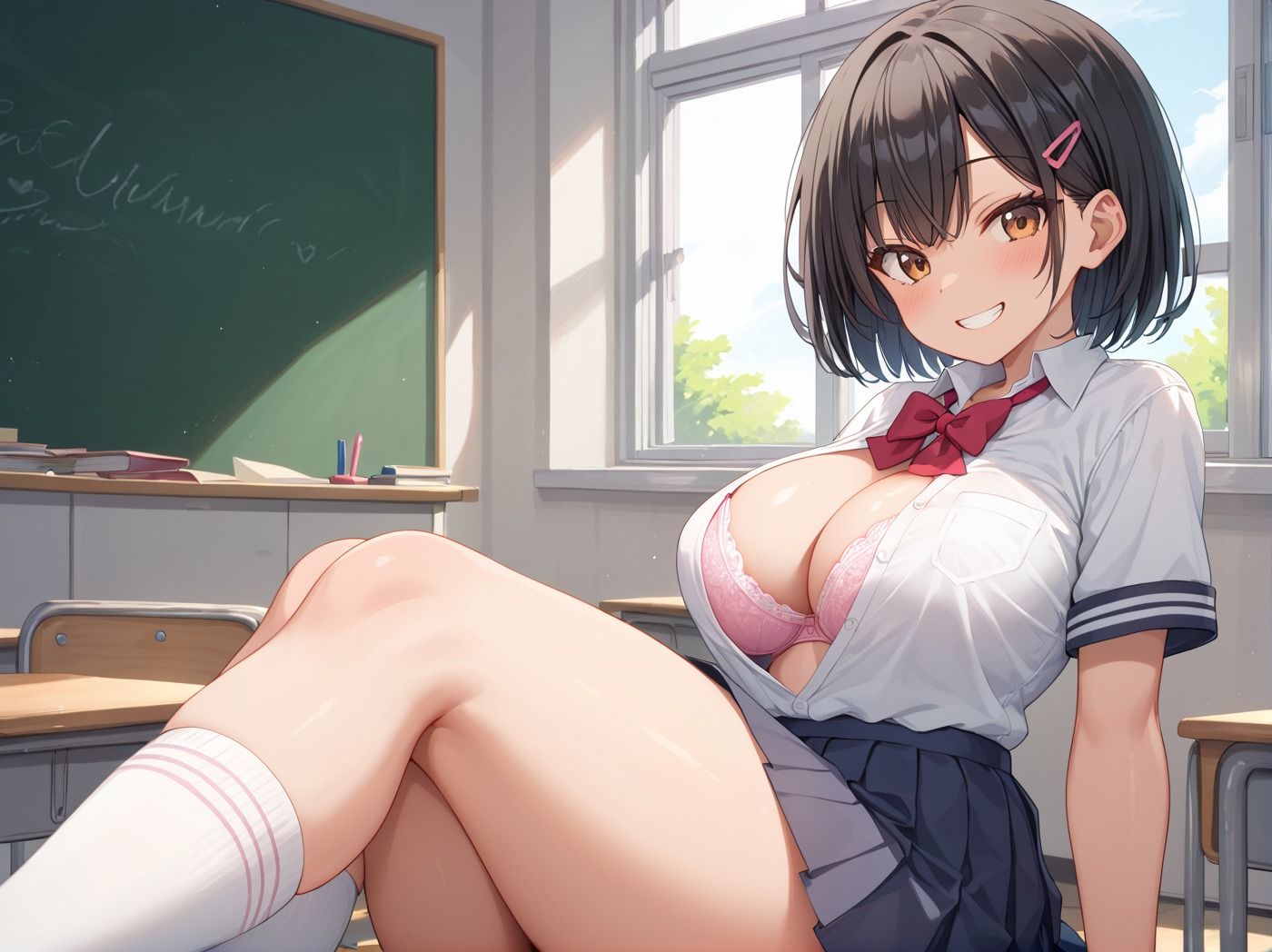 むちむち!逆ハーレム生徒会で爆乳女子校生は俺専用の肉便器!3