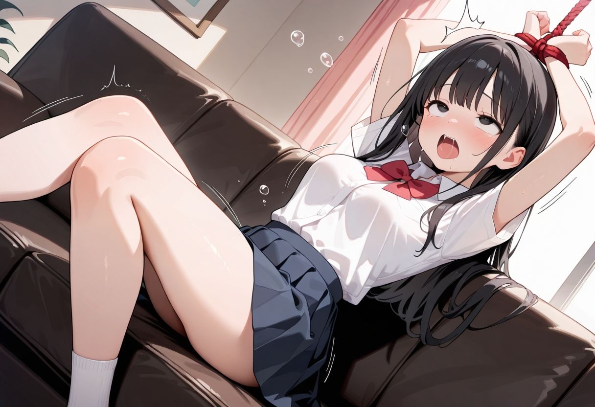 絶倫男に媚薬を使われ清楚な女子校生が快楽絶頂! 画像5
