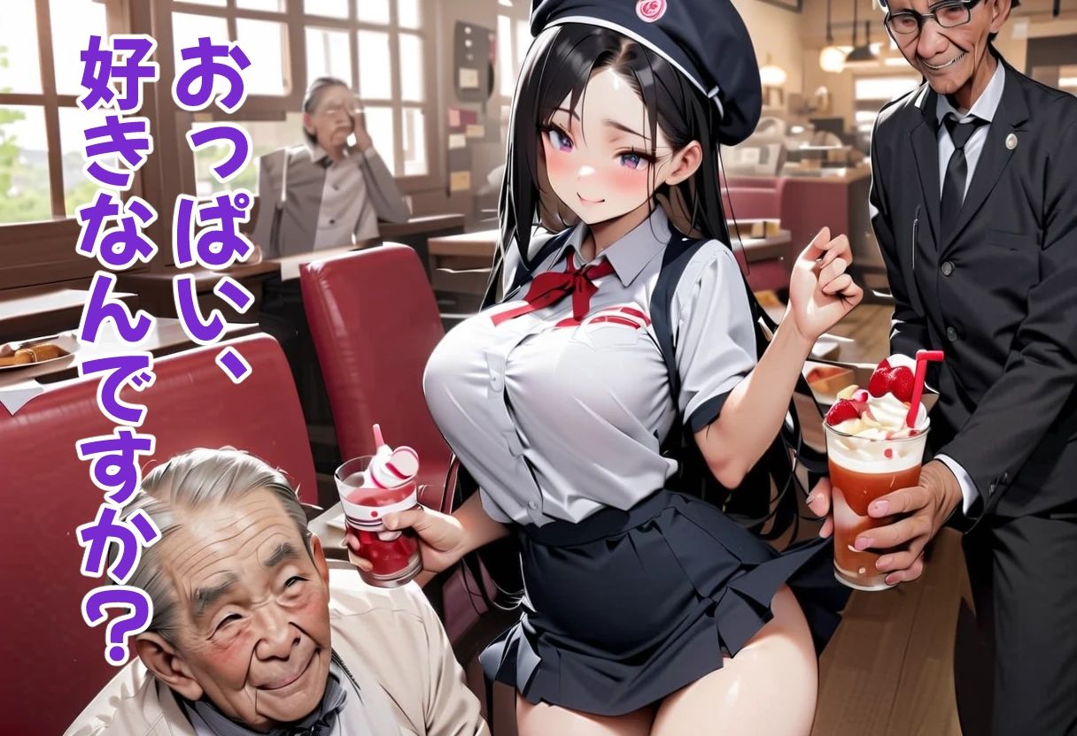 足パパがイク! ウェイトレス・パンチラ編 画像8