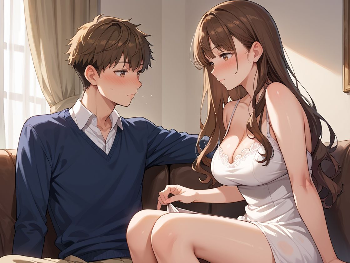 サンプル画像1:友達の母親が欲情するので何度も中出し種付け(蜜愛ハニー) [d_585813]