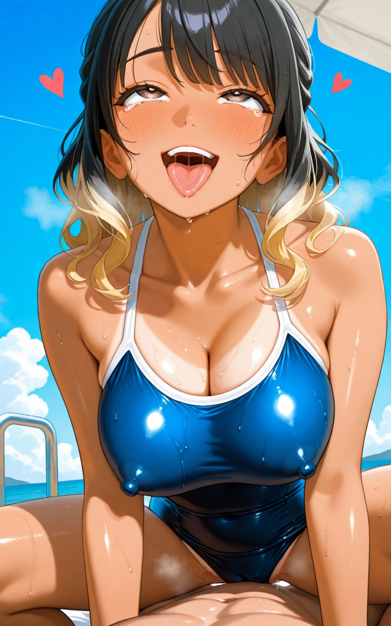 性育学院  NO.1  爆乳黒ギャル編 無料画像9