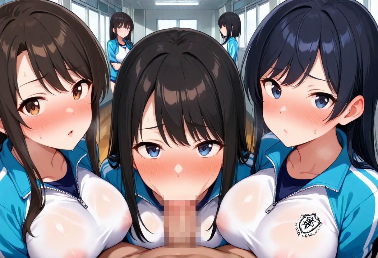 サンプル画像3:ハーレム学園で性処理係の僕ー放課後、制服のまま腰を振る少女たちー(カムジャタン) [d_585907]