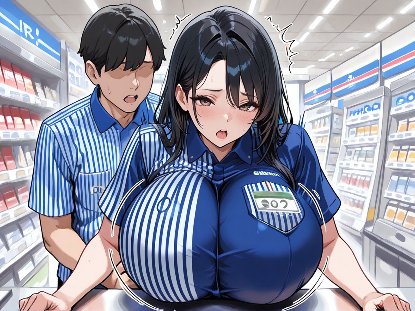 バ先のどスケベな爆乳肉便器若妻たちのNTRえちえちパラダイス 画像1