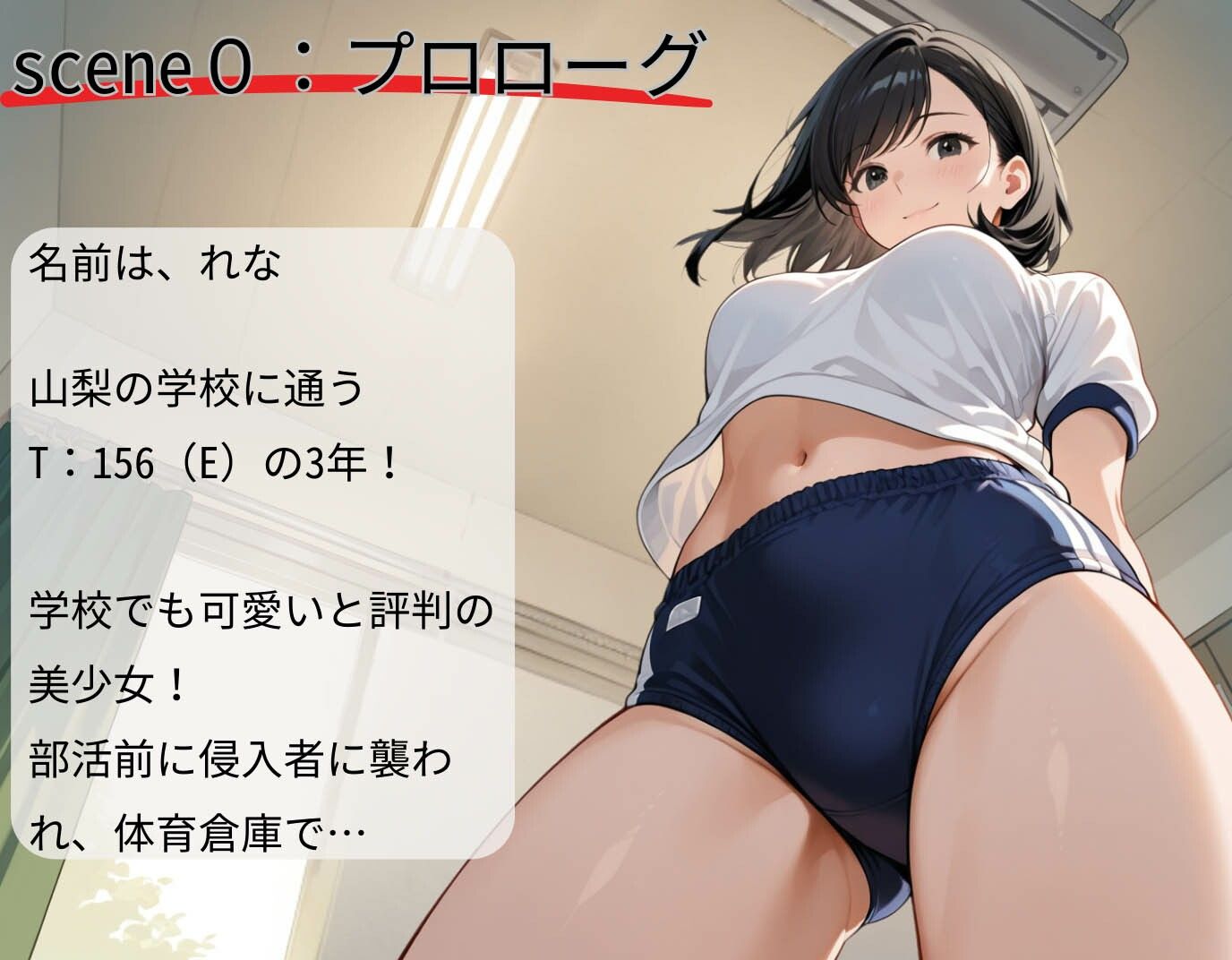 体操服姿のEカップ美少女と強●性交!快感の臨界点突破され理性完全崩壊の快楽堕ち 画像2