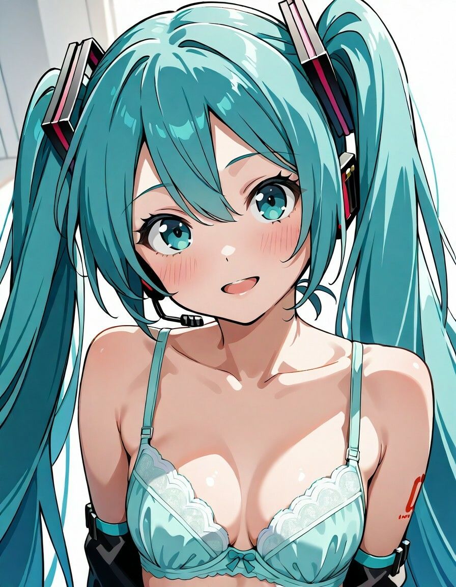 サンプル画像1:初〇ミク(妄想美女出版) [d_586092]