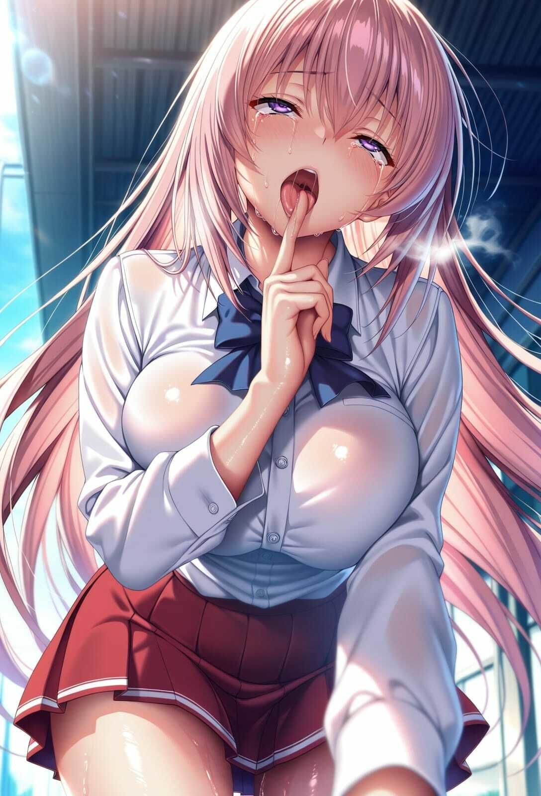 サンプル画像2:【前菜にいかが？】よう〇ヒロイン  ムラムラ微エロイラスト集(俺のAIする肉便器) [d_586117]