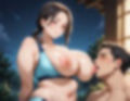 近所の爆乳妻と野外生ハメセックス