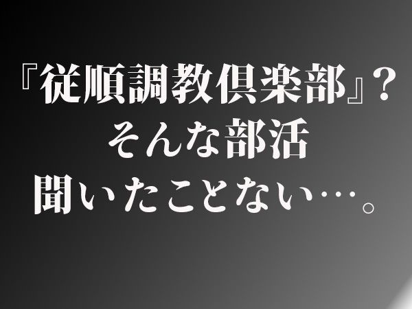 従順調教倶楽部へようこそ! 画像2