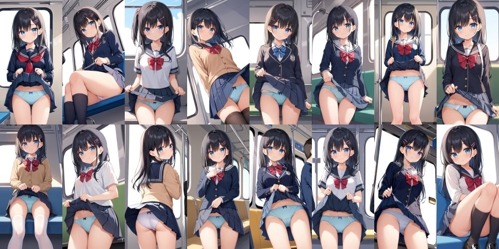 電車パンチラ【500枚】 画像6