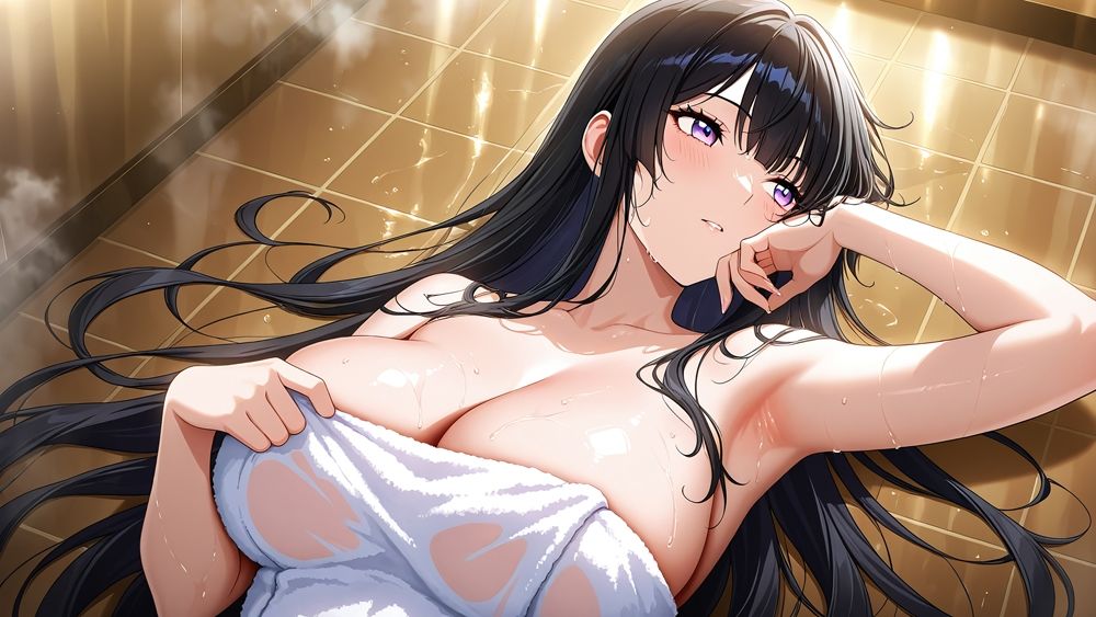 巨乳黒髪お姉さん&ピンク髪娘が撮影で種付け受精【4K】 画像8