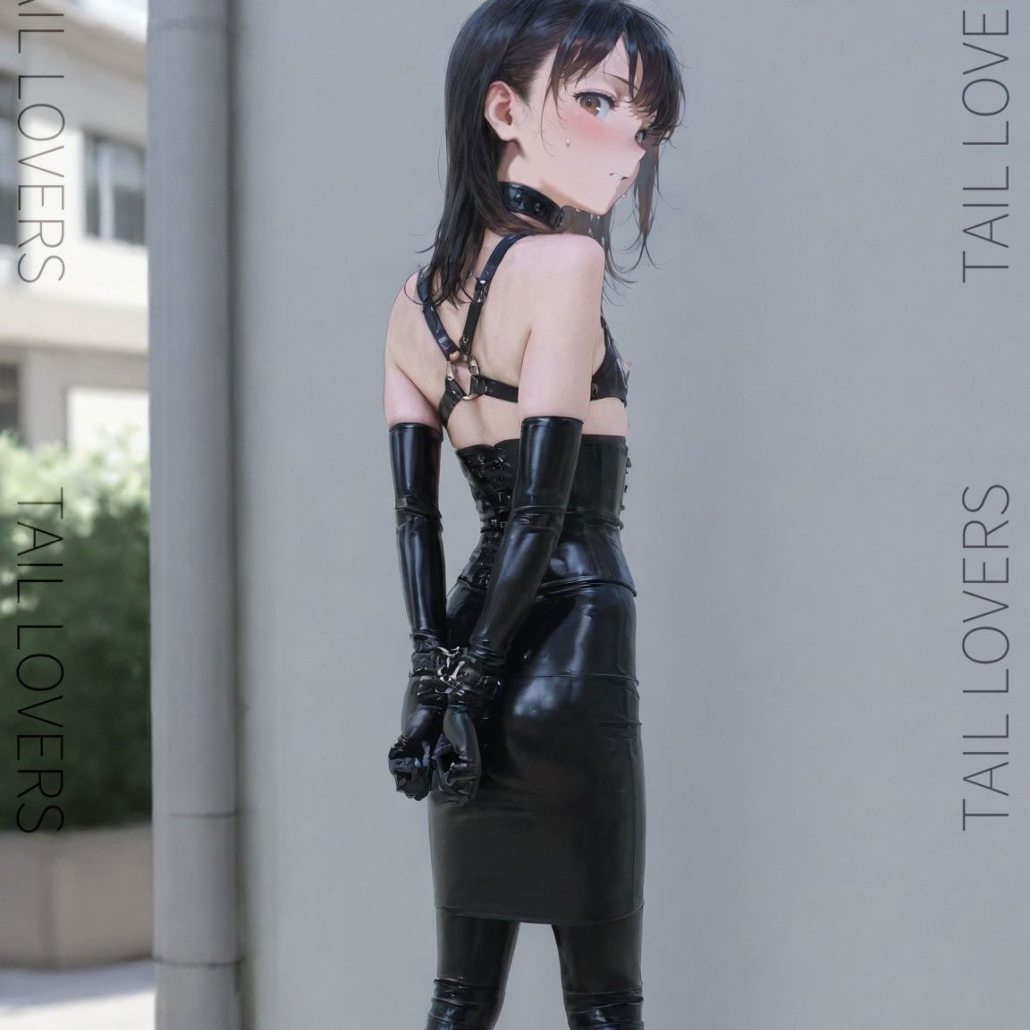 地味系彼女とハーネス下着|Hidden Latex Bra and Plugs【353枚】 画像4