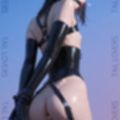 地味系彼女とハーネス下着｜Hidden Latex Bra and Plugs【353枚】