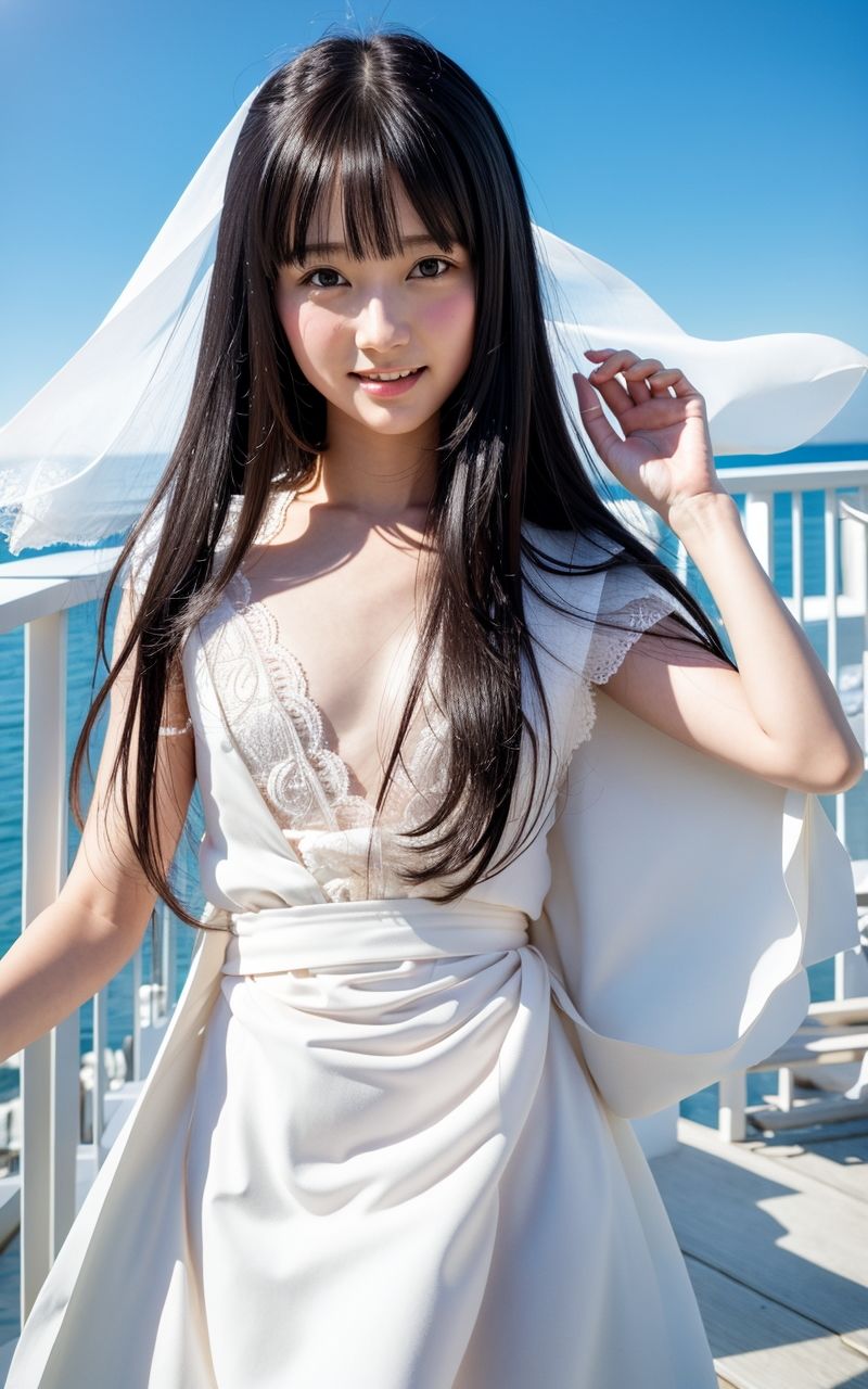 AI美女写真集┃ロングスカートで美女 画像5
