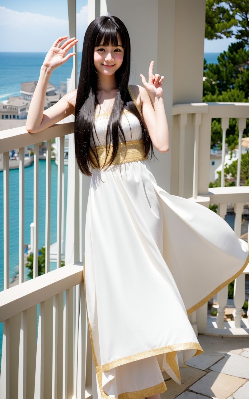 AI美女写真集┃ロングスカートで美女 画像8