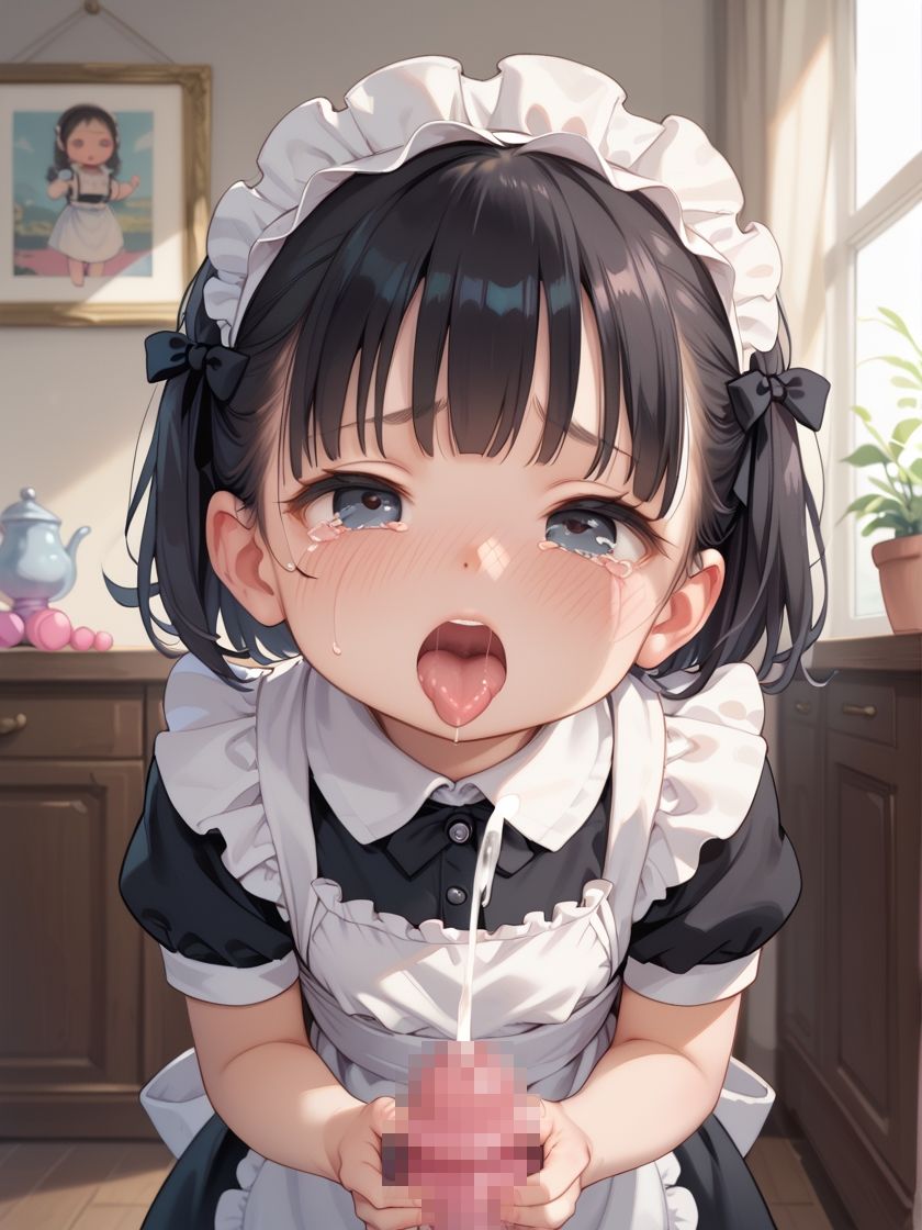 俺のメイドがエロすぎる！?つるぺた処女をハメ倒し?画像no.5