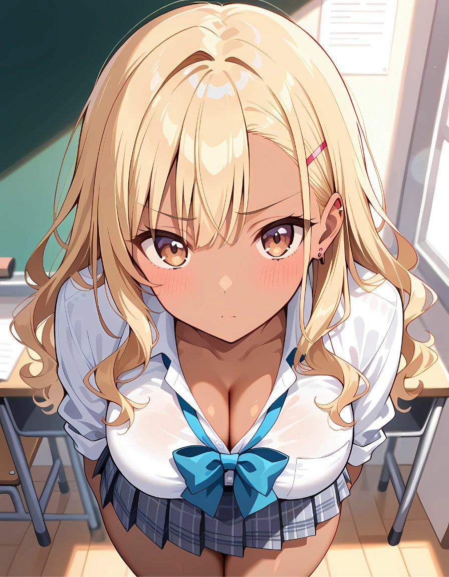 サンプル画像1:褐色女子校生快楽堕ち！  〜ヤリマンビッチを学校で即ハメ〜(ママコチャ) [d_586406]