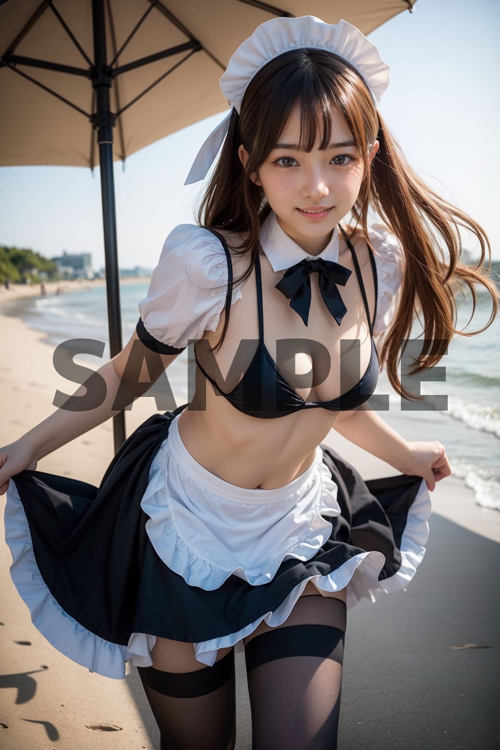 サンプル画像2:美少女メイドのHなご奉仕 〜召し上がれご主人様〜(AI彼女 ハル) [d_586409]