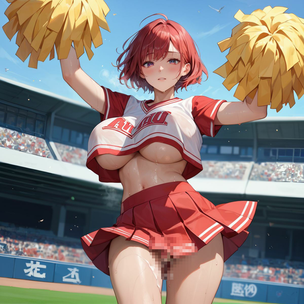 サンプル画像4:選手とチア禁断の関係2(ぷりぷりケッツ) [d_586465]