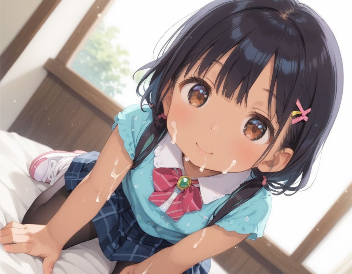ちっぱい日焼け少女と中出しえっち サンプル画像 4