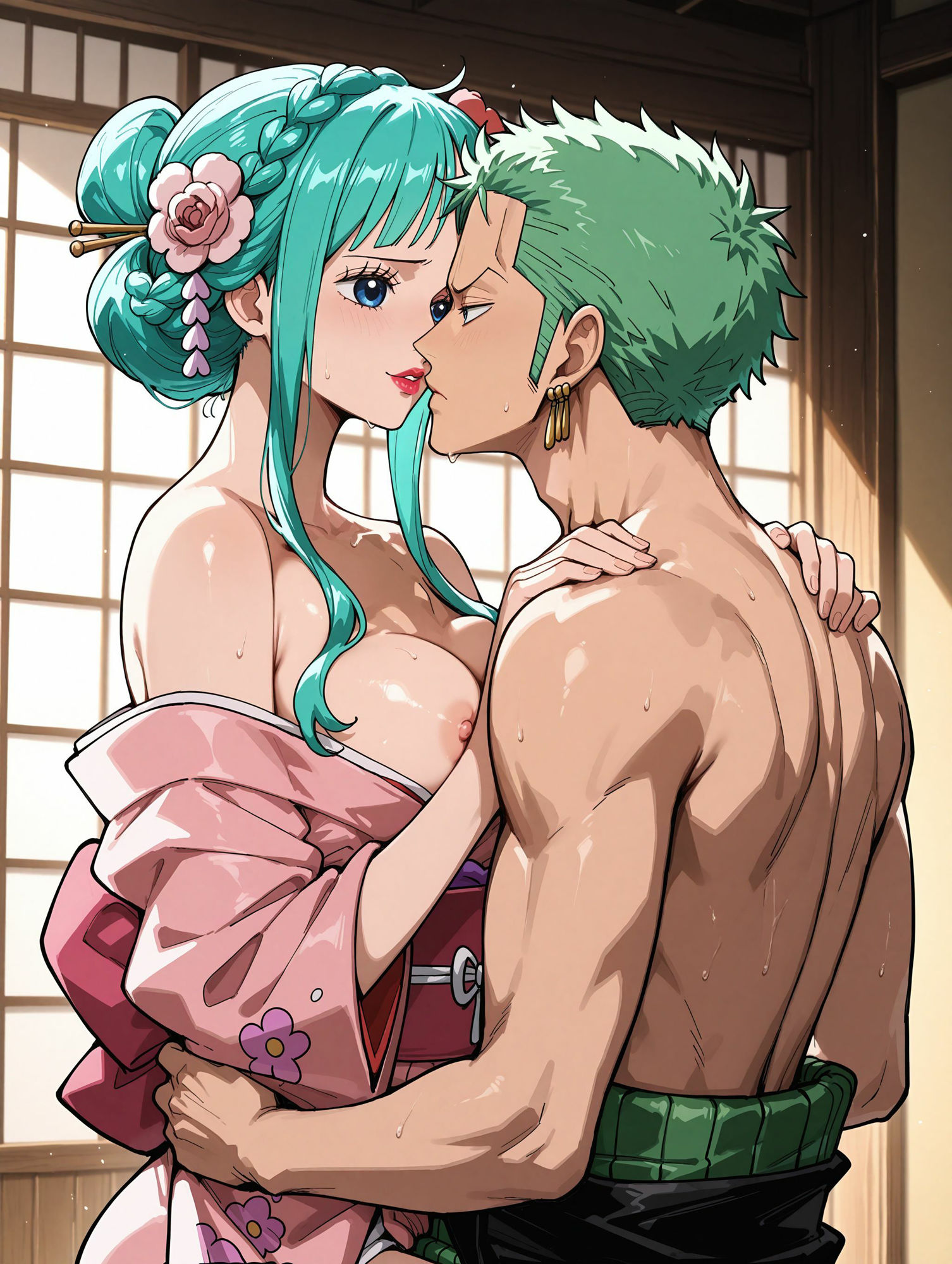 サンプル画像2:ゾロひよ  ラブラブセックス(フェチ道) [d_586493]