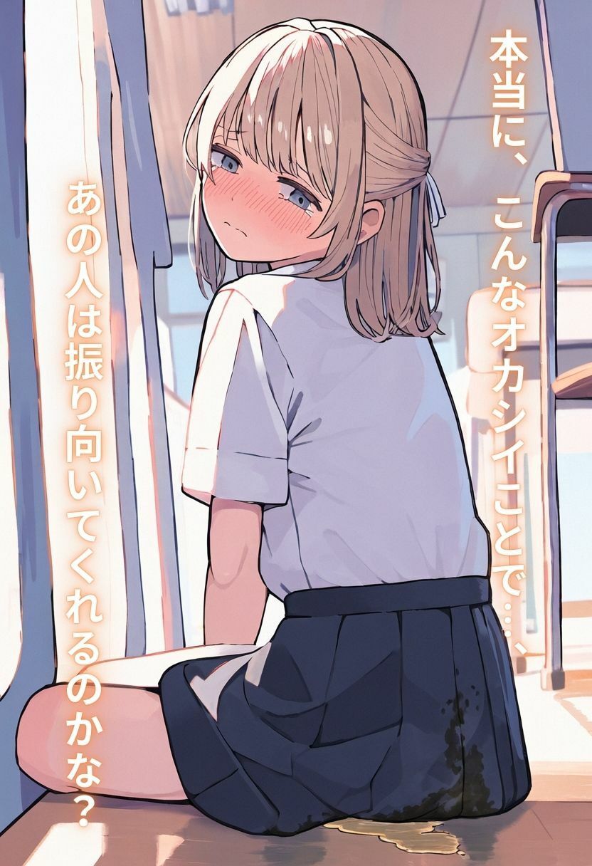 サンプル画像4:羞恥の美少女お漏らしデート！〜幼馴染、クラスメイト、アイドル、警察官にいっぱいお漏らしさせてみた〜(えっちら製作) [d_586531]