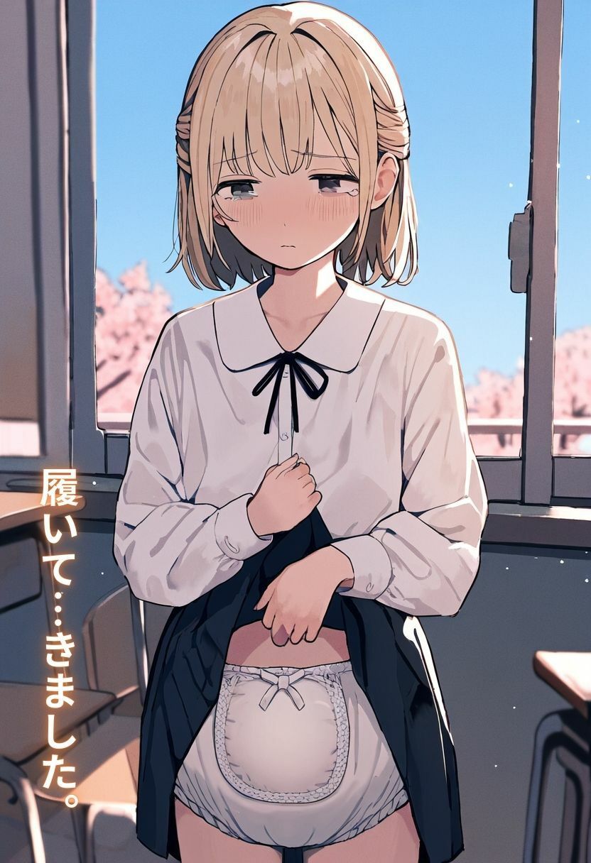 サンプル画像6:羞恥の美少女お漏らしデート！〜幼馴染、クラスメイト、アイドル、警察官にいっぱいお漏らしさせてみた〜(えっちら製作) [d_586531]