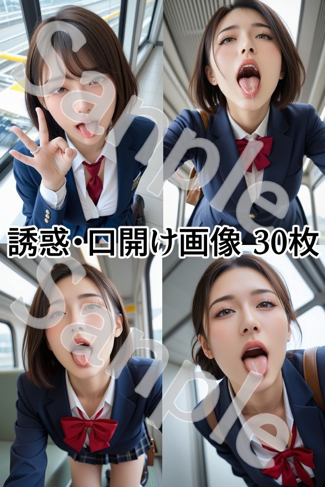 サンプル画像2:JK ブレザー女子校生  精子まみれの日常 《通学電車 編》vol.2(Oedipus) [d_586544]