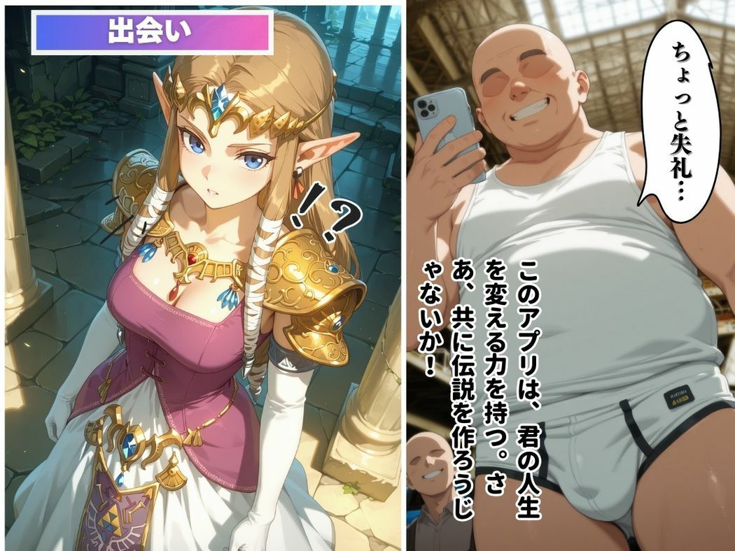 サンプル画像5:催●支配  ゼ●ダ姫〜おじさんの子を妊娠〜トワ●ライトプリンセス(月光のアルケミスト) [d_586551]