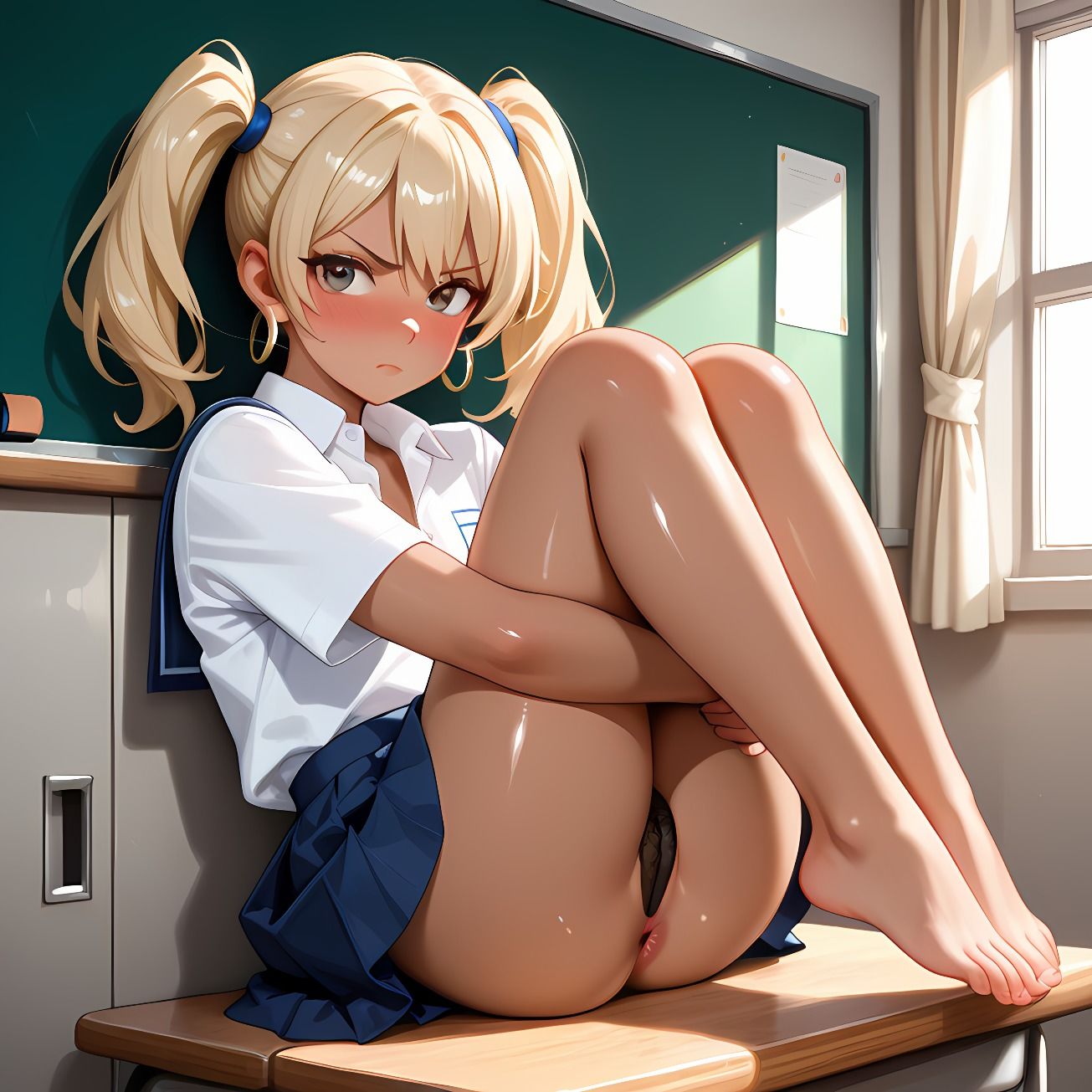 サンプル画像2:【110枚】放課後アナル見せつけクラブvol.3 〜制服黒ギャル編〜(紺色ドリーム) [d_586552]