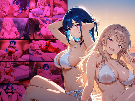 サンプル画像1:爆乳グラビアモデルがリゾートで媚薬孕ませ撮影会【4K】【FANZA専売】(御一堂) [d_586600]