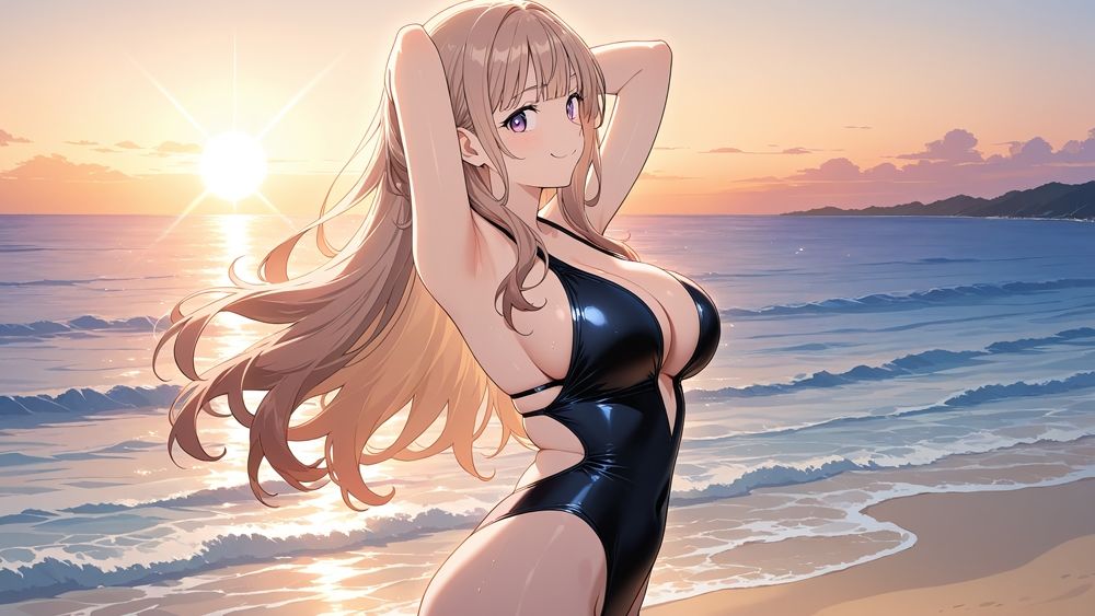 サンプル画像4:爆乳グラビアモデルがリゾートで媚薬孕ませ撮影会【4K】【FANZA専売】(御一堂) [d_586600]