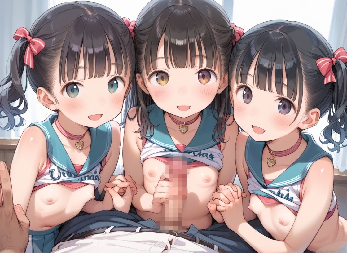 つるぺたチアにハーレム種付け FMK エロ画像9