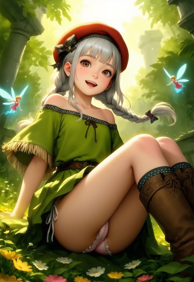 サンプル画像2:ふぁんたじっく銀髪さん(パンツォ・デ・アヤトリー) [d_586699]