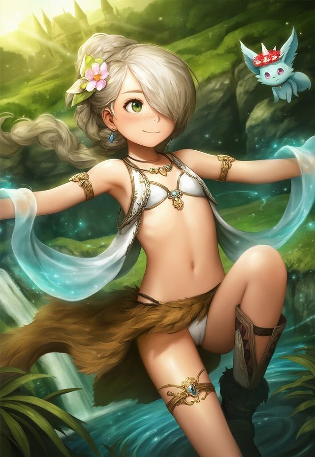 サンプル画像5:ふぁんたじっく銀髪さん(パンツォ・デ・アヤトリー) [d_586699]