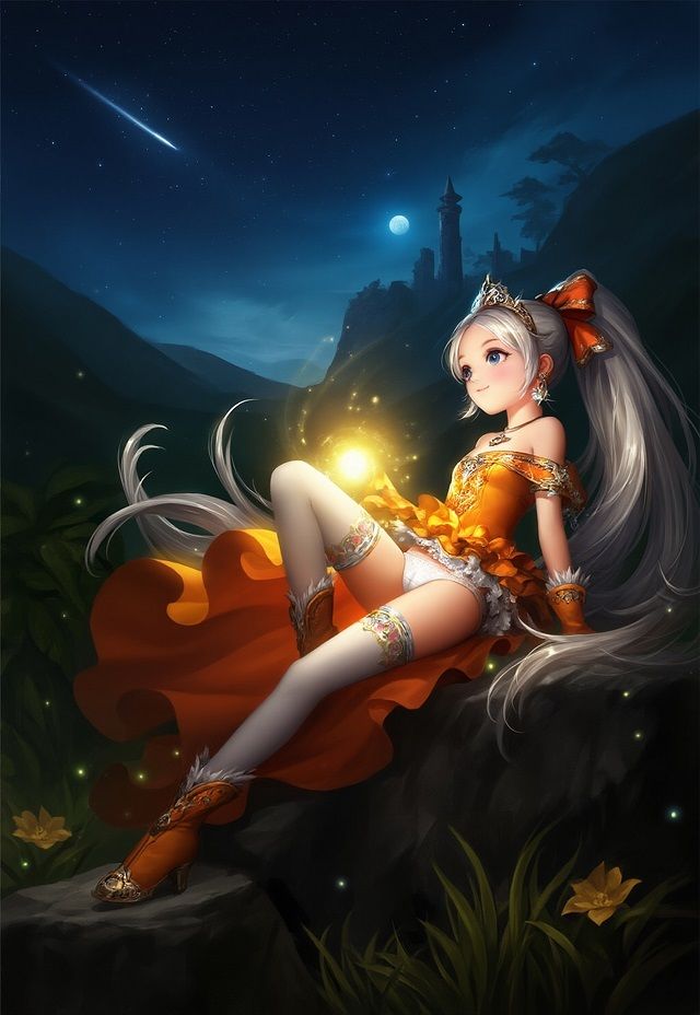 サンプル画像6:ふぁんたじっく銀髪さん(パンツォ・デ・アヤトリー) [d_586699]