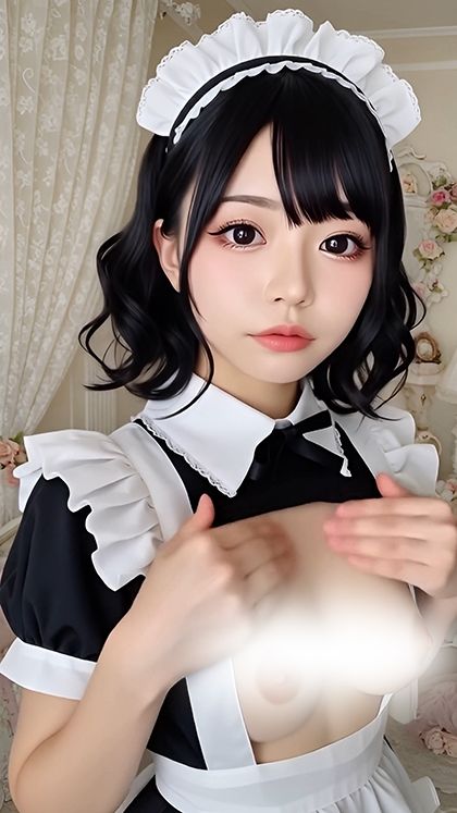 サンプル画像3:【動画】ぽろりメイド vol.3｜清楚25人のリアル脱衣モーション集〈やさしく、ゆるめる〉(sokunukiai) [d_586753]