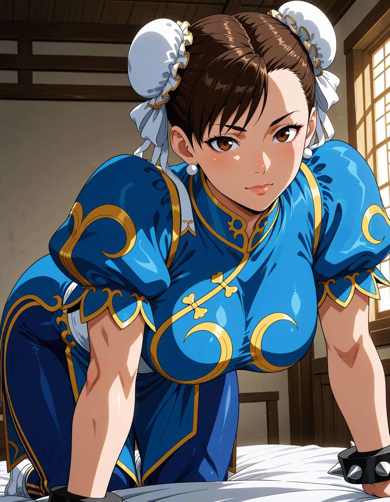 サンプル画像1:女格闘家の二人だけの特訓(Senpatti) [d_586844]