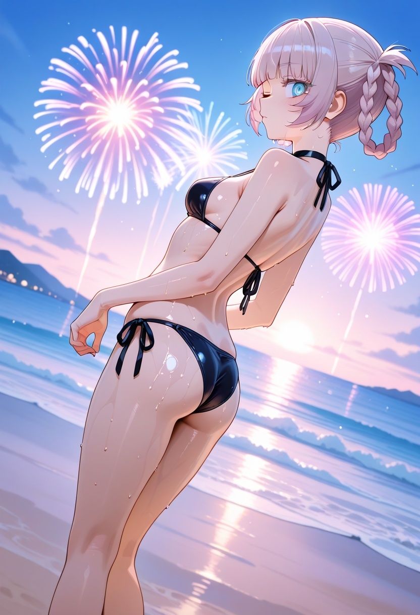 サンプル画像4:よふかし◯うた 七◯なずな高解像度グラビア画像集(ぱーぷるびーとすたじお) [d_586876]