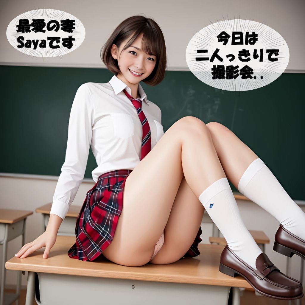 【動画】人妻Sayaの変態日記/セーラー服で調教/おしっこ編 画像1