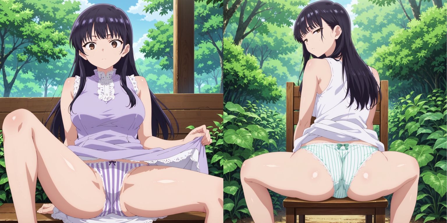 サンプル画像2:モデルのパンツ(五本木ポメ) [d_586948]