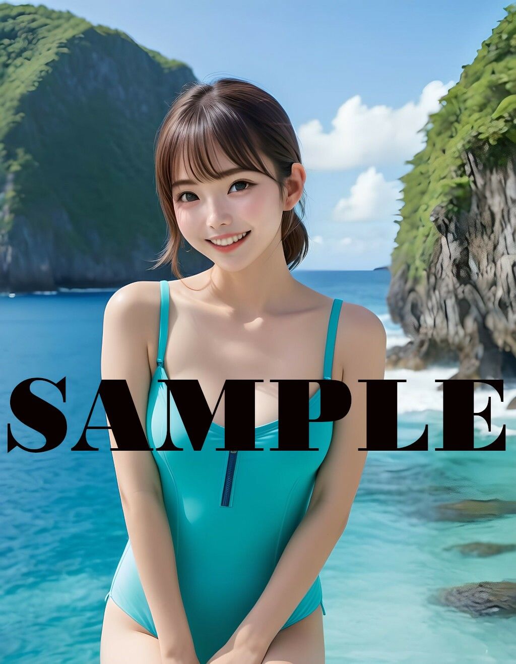 サンプル画像1:白石ひなた 水着写真集 Hinata Vol.1(あいあーてぃすと) [d_586956]