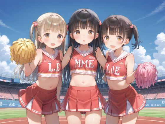 ぷにまんチアガールたちをハメ倒すおなほーる 画像1