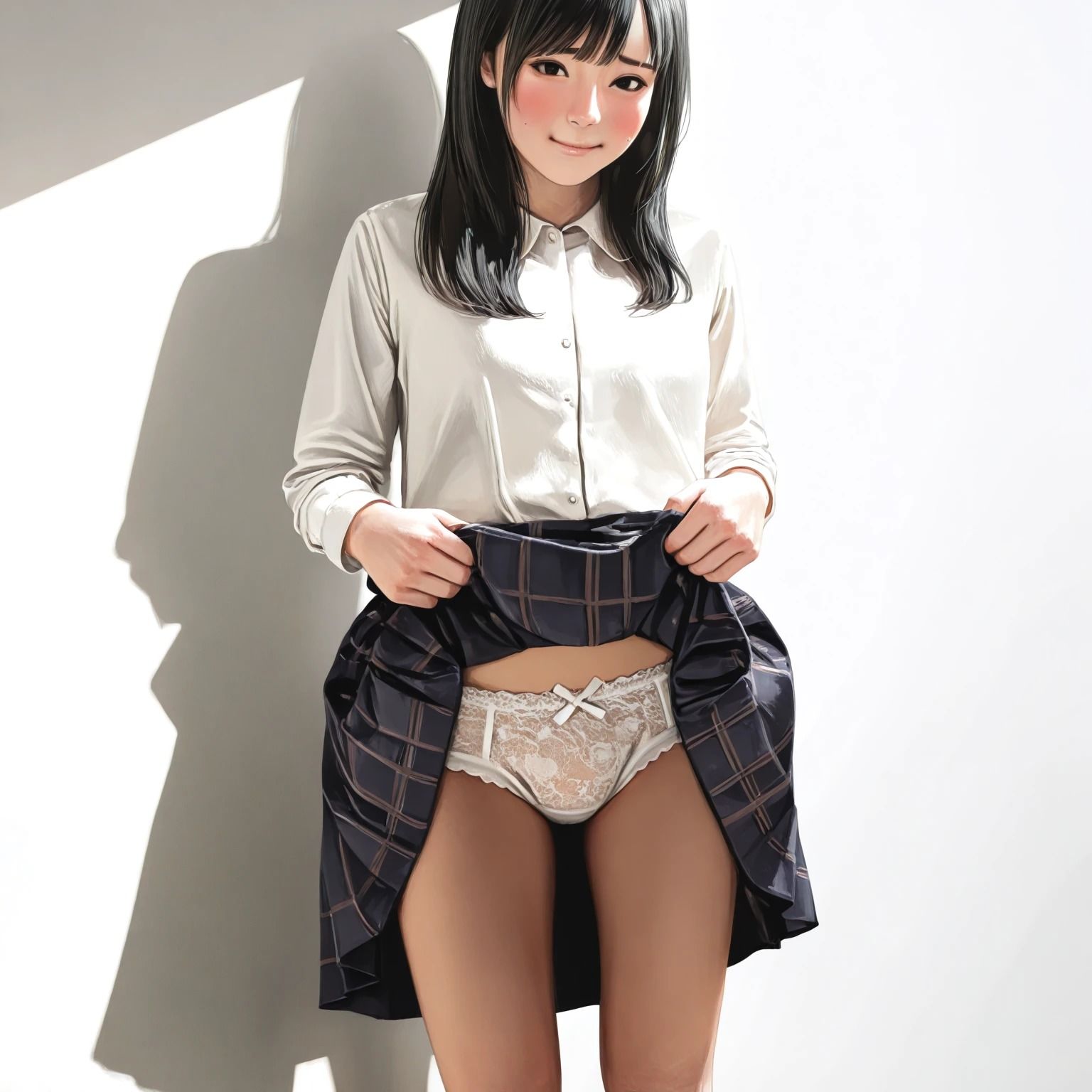 優等生のパンティーたくしあげさつえいかい（470枚） 画像3