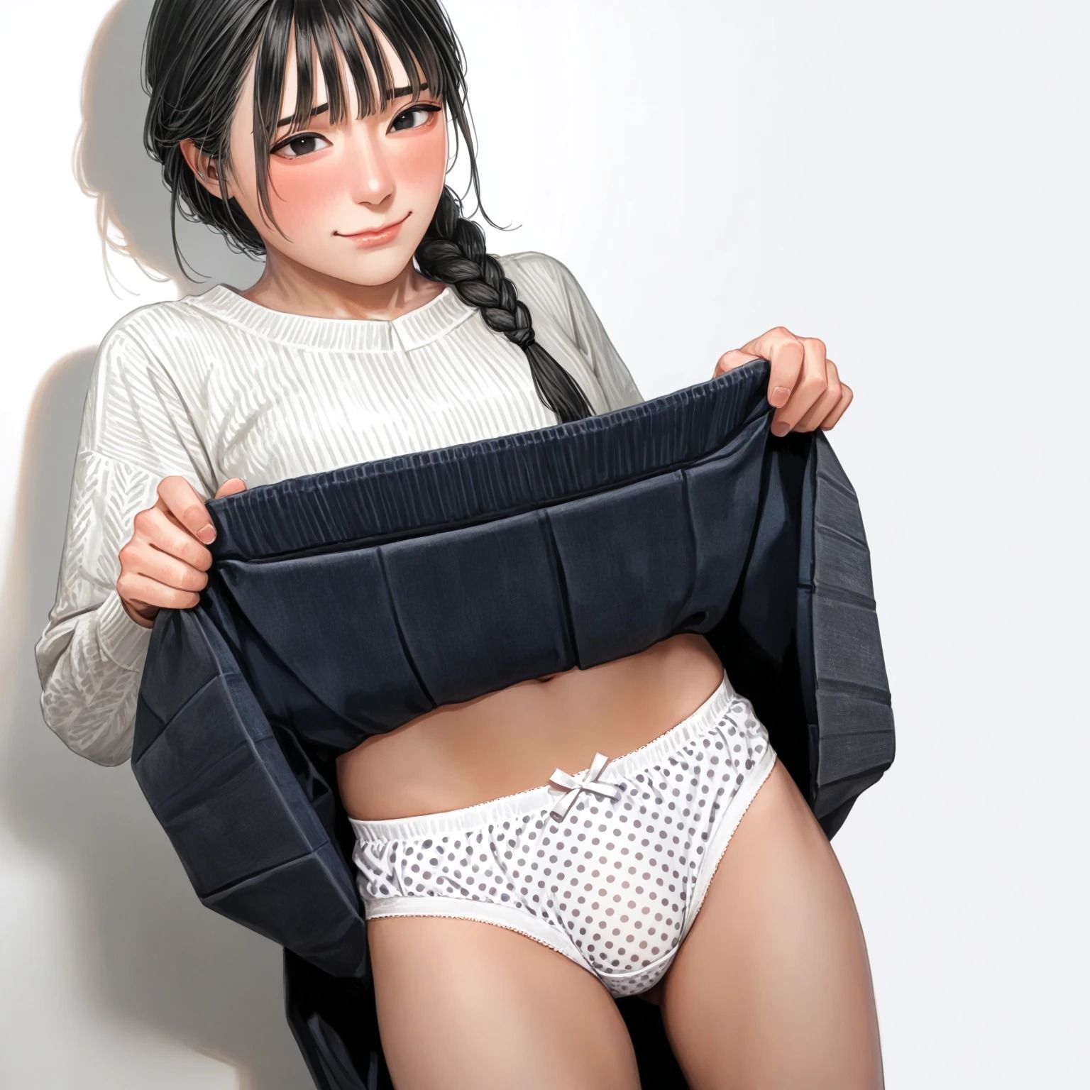 サンプル画像4:優等生のパンティーたくしあげさつえいかい（470枚）(はなはな出版) [d_586996]