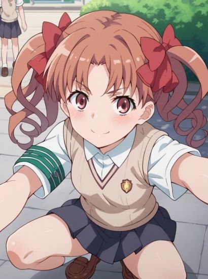 サンプル画像1:アソコが毛深い白井黒子から送られてきた自撮り写真(剛毛工房) [d_587014]